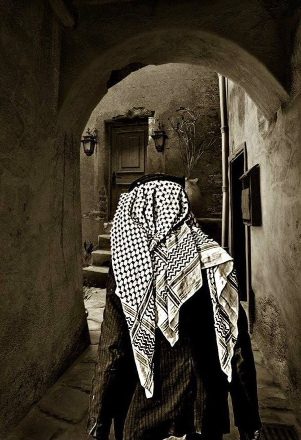 Shemagh Noir et Blanc Palestine